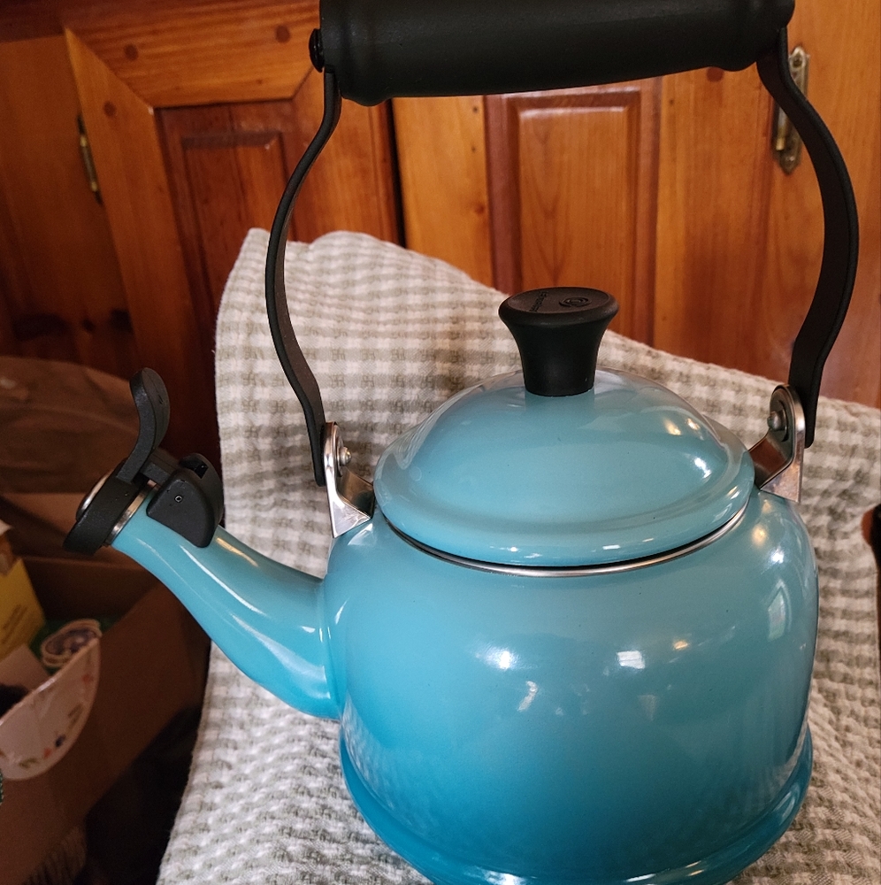 Le Crueset Tea Kettle Pot Gradient turquoise